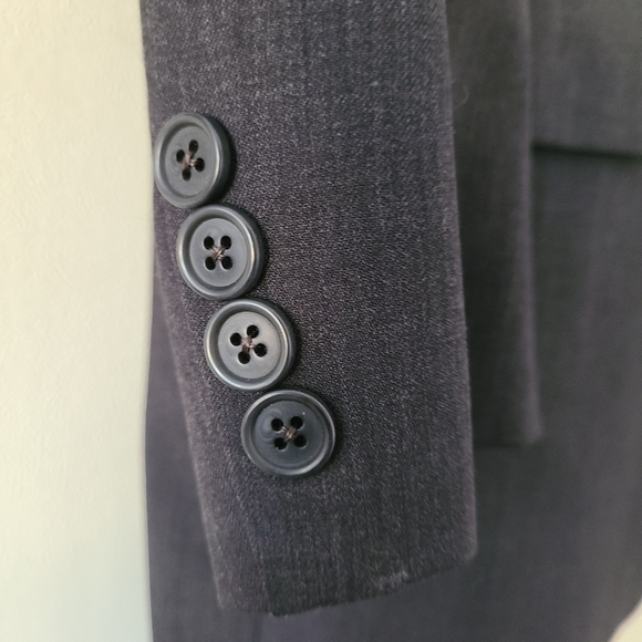 Franco Tassi Suit 40R Charcoal Grey - Picture 4 of 6